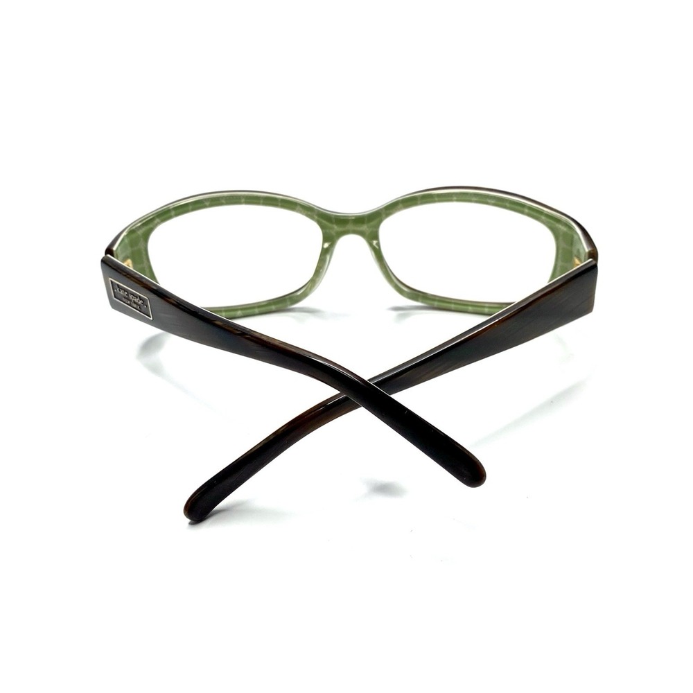 New Kate Spade NY Brown Tortoise Oval Wrap Glasses Italy DEE/S JDHP 54 17 120 - Picture 6 of 8